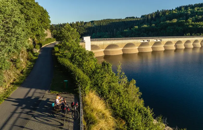 Radfahrer in der Nordeifel