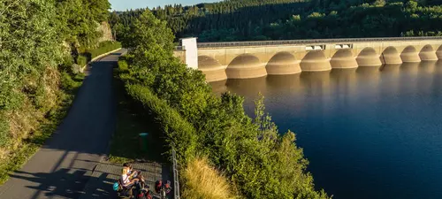Radfahrer in der Nordeifel